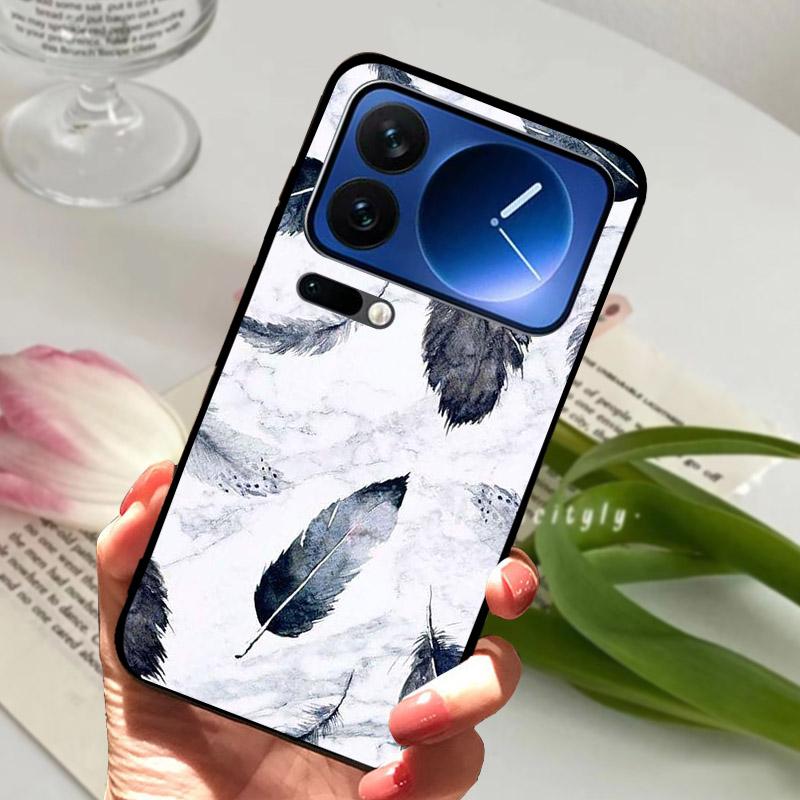 Чехол для Xiaomi Mi 17 Pro Max/17Pro Модный Ударопрочный Защитный Задний Чехол Для Xiaomi 17 ProMax Мягкий ТПУ Силиконовый Чехол для Телефона