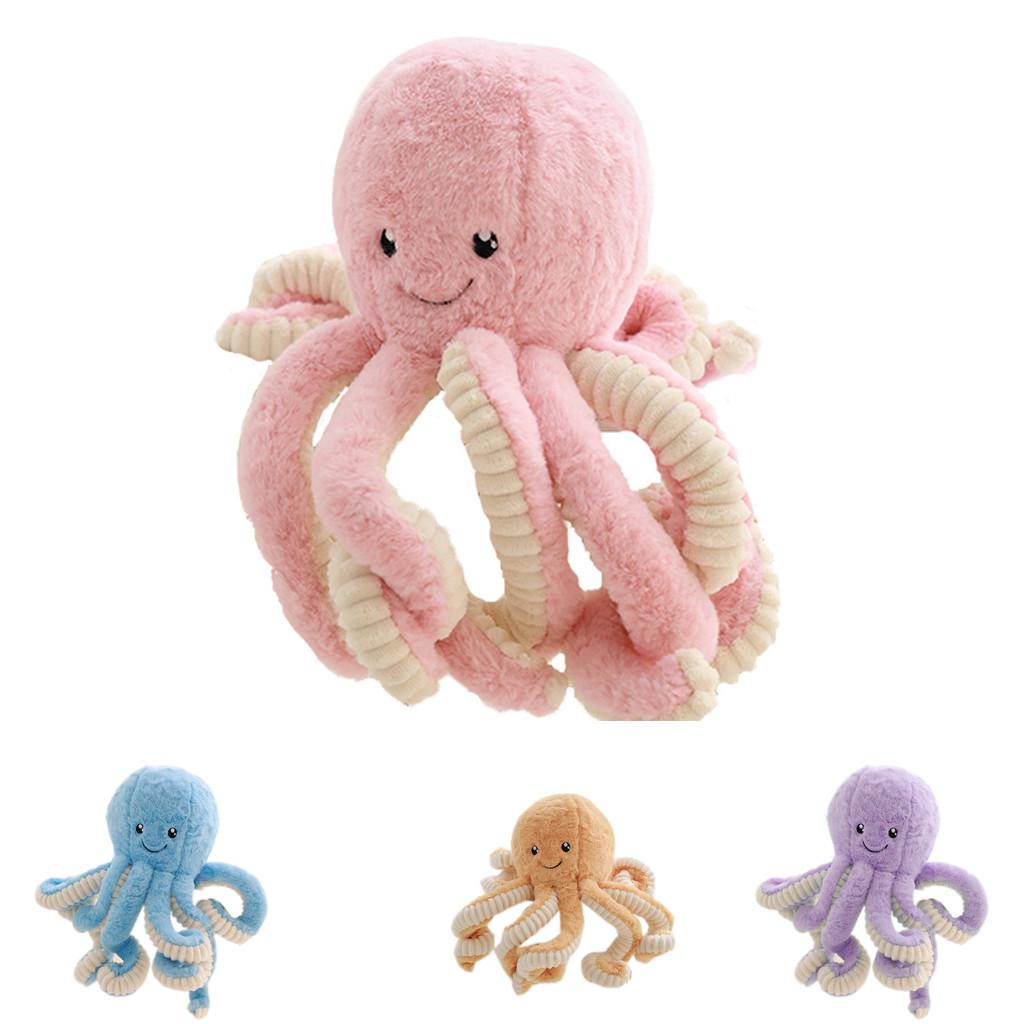 MISS Lovely Octopus Dolls Cute Soft Stuffed Plush Toy Marine Animal Birthday Gifts