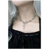 Gothic Punk Thorn Chain Crusader Necklace (unisex)