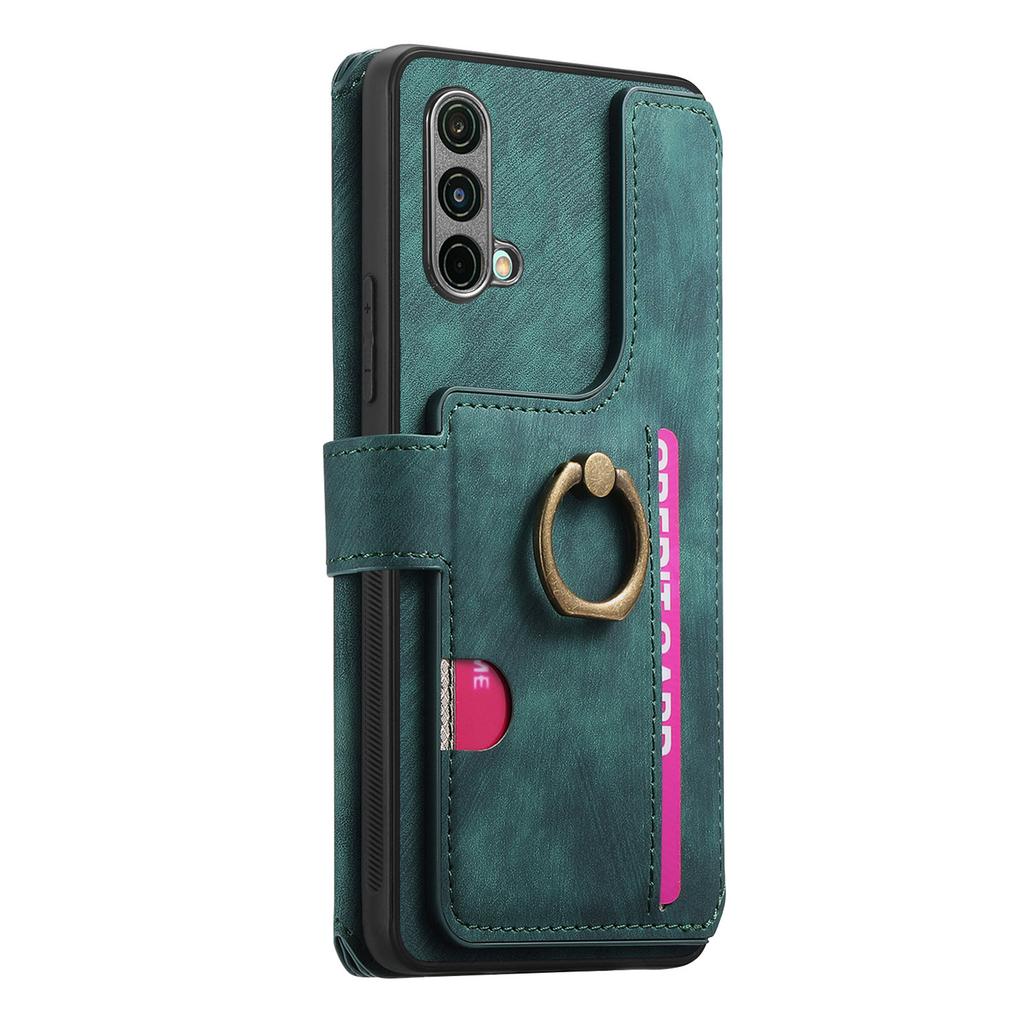 Роскошный кожаный чехол-кошелек 3-в-1 для OnePlus 11/Nord CE3/13R/Xperia 1 VII/Nothing CMF Phone 2 Pro/3a.w/ Подставка, Противоударный, RFID, Множество отделений и молния