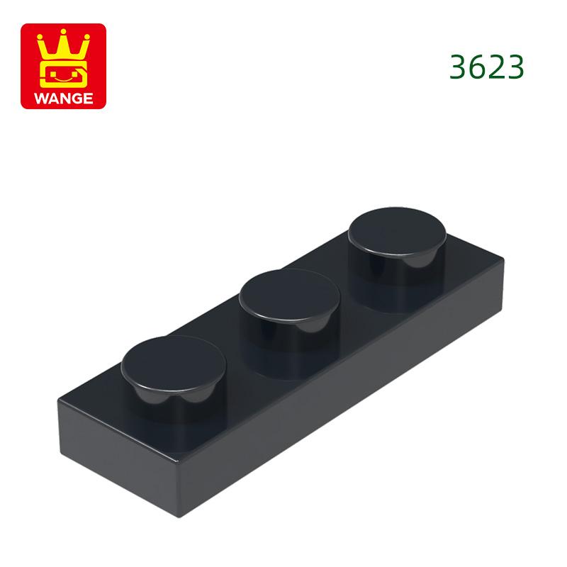 Нетоксичный 206 шт./лот 3623 Тонкий 1x3 Строительный блок Moc Классические Аксессуары Совместимый с Brick Детские Игрушки Подарочная коробка
