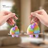 Couple Bird Pendant Keychain Pendant Colorful Lovebirds Car Hanging Pendant Easy Hanging Charm for Car Backpack Keys