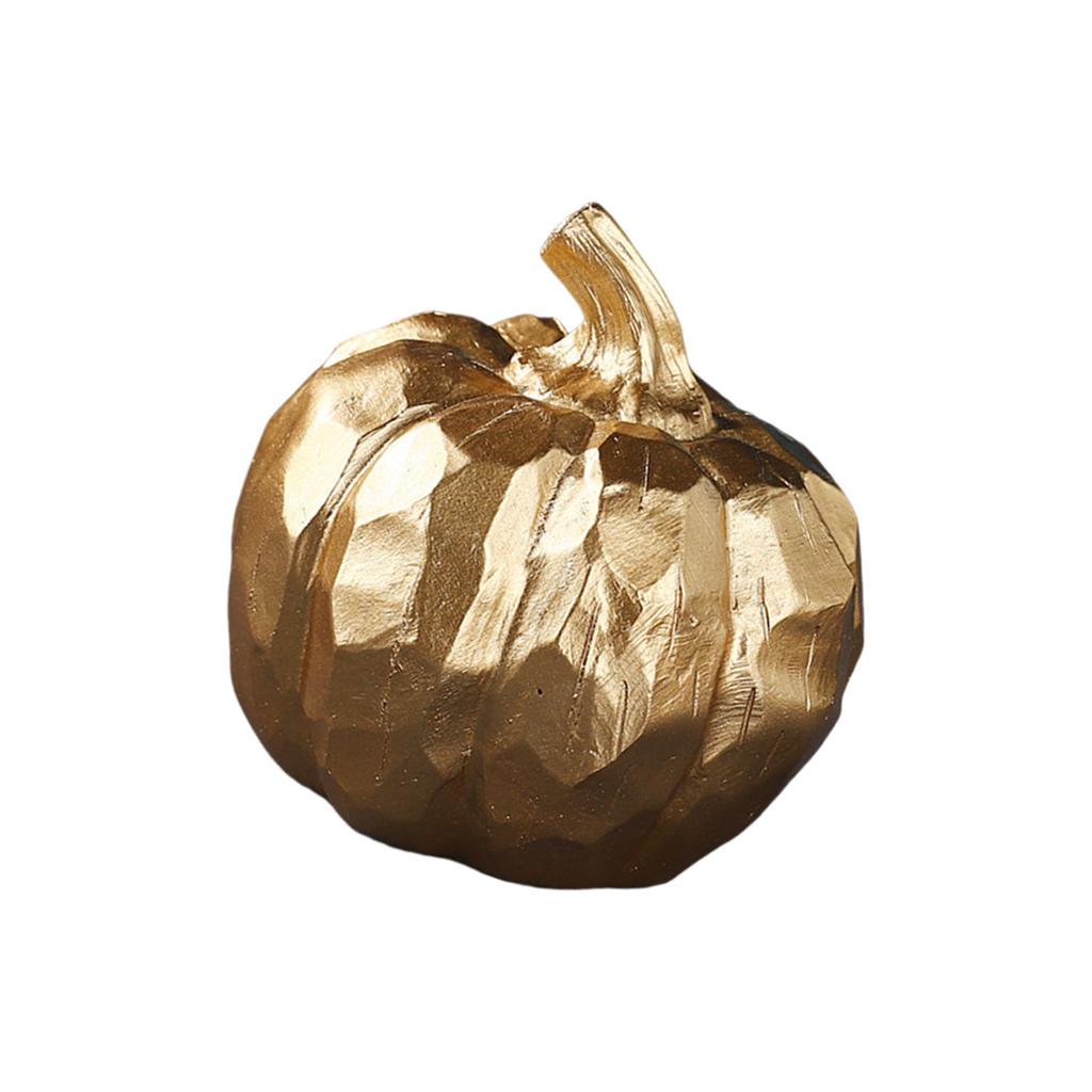 Pumpkin Autumn Decors Outdoor Gold Pumpkins Decorative Pumpkins Halloween Pumpkin Decors Artificial Pumpkins Fall Decors