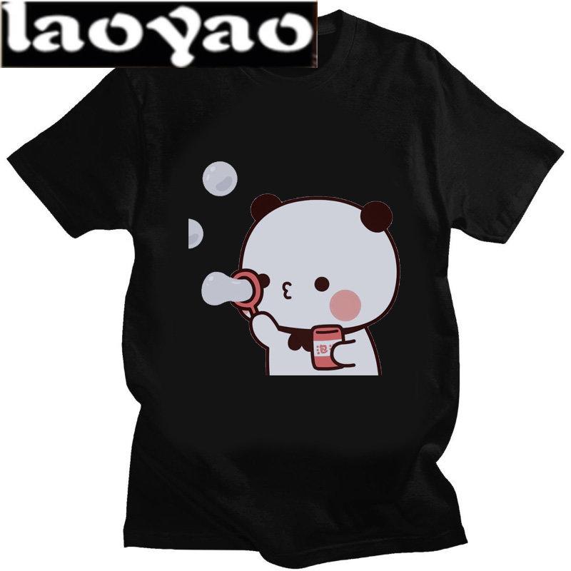 Men Women Casual Streetwear Tee Shirt Tops Lovely Bubu Is Throwing Flipflops At Dudu Since He Teases Bubu T Shirt