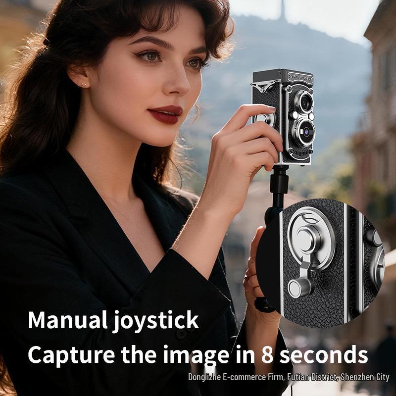 Retro Twin-Lens Mini Digital Camera HD - Portable Student Travel Pendant