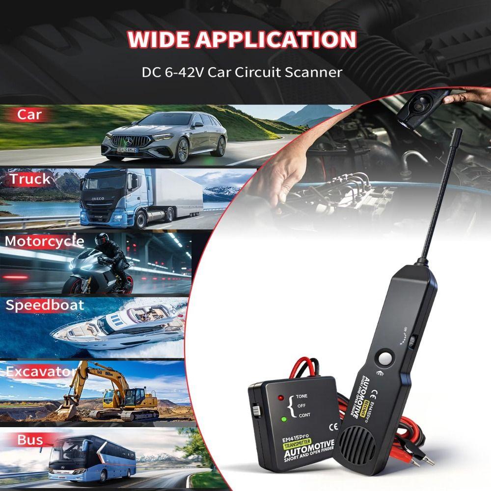 Universal Short Circuit Finder 6-42V DC Open Circuit Finder Car Repair Detector  Automotive Repair