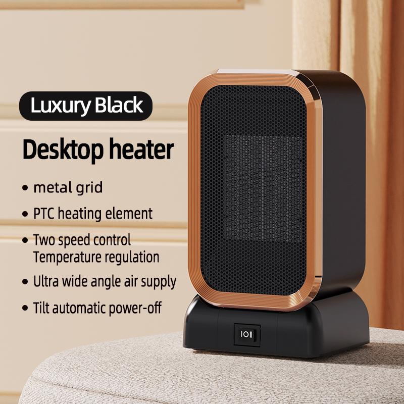 Новый мощный воздухонагреватель 1200 Вт, бытовой настольный керамический нагреватель PTC с защитой от отключения питания, грелка для рук, бесшумное отопление дома