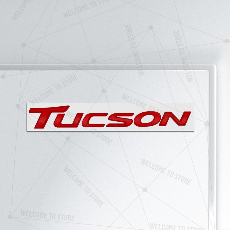 Car Styling For Tucson IX35 4X4 Hybrid N Line Logo Metal 3D Letter Rear Trunk Decals Emblem Badge Decor Accessories