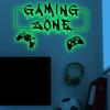 Game Controllers Luminous Wall Stickers For Boys Room Gaming Zone Bedroom Home Decor Poster Wallpaper Glow In The Dark Stickers