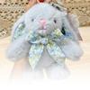 Plush Stuffed Plush Rabbit Keychain Soft Rabbit Doll Keyring Bag Hanging Pendant  Gifts