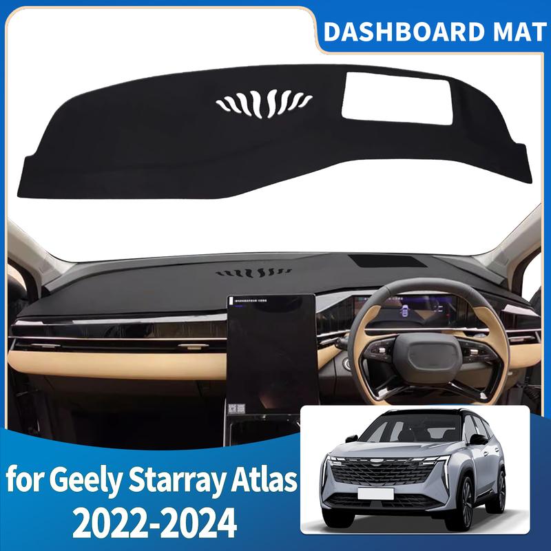 Для Geely Starray Atlas FX11 -2024 Автоаксессуары Коврик на панель Приборная панель Покрытие Накладка DashMat Солнцезащитный коврик Защитный ковер Кожаный