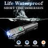 Flashlight Outdoor Lighting Lamp Telescopic Zoom Strong Light Flashlight USB Charging Small Portable Spotlight Long-Range Flood
