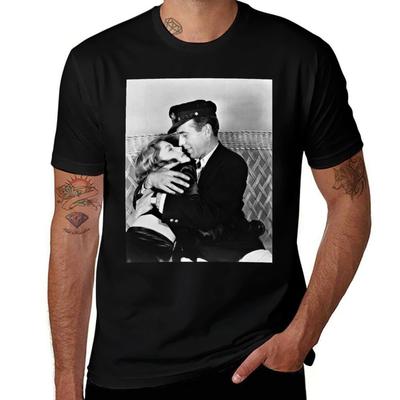 Humphrey Bogart And Lauren Bacall Tshirt Sporty Breathable Short Sleeve Tshirt