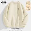 JEEP SPIRIT Men's Fleece Lined Crew Neck Sweatshirt