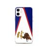 Coque iPhone - Samoa Américaines - Drapeau - Souple - Multicolore - Vertical
