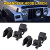 Высокопроизводительный кронштейн и пара защелок капота подходят для Jeep Wrangler TJ 1997-2006