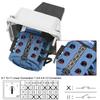 Heschen Universal Rotary Cam Selector 660V 12 CE with Master Switch Enclosure Switch, SZW26-20/ZC.VV.3D, 20A, ON-OFF-ON 3-Position, 3-Phase,