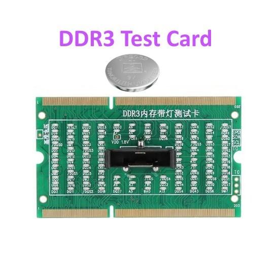 Материнская плата ноутбука, слот памяти DDR2/DDR3/DDR4, анализаторная плата SO-DIMM, слот оперативной памяти, светодиодный тестер, карта