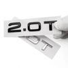 3D ABS Letters Car Styling Rear Trunk Badge 1.8T 2.0T 3.0T Emblem Logo For  Audi A3 A4 A5 A6 A7 A8 Q2 Q3 Q5 Q7 Q8 Car Accessories