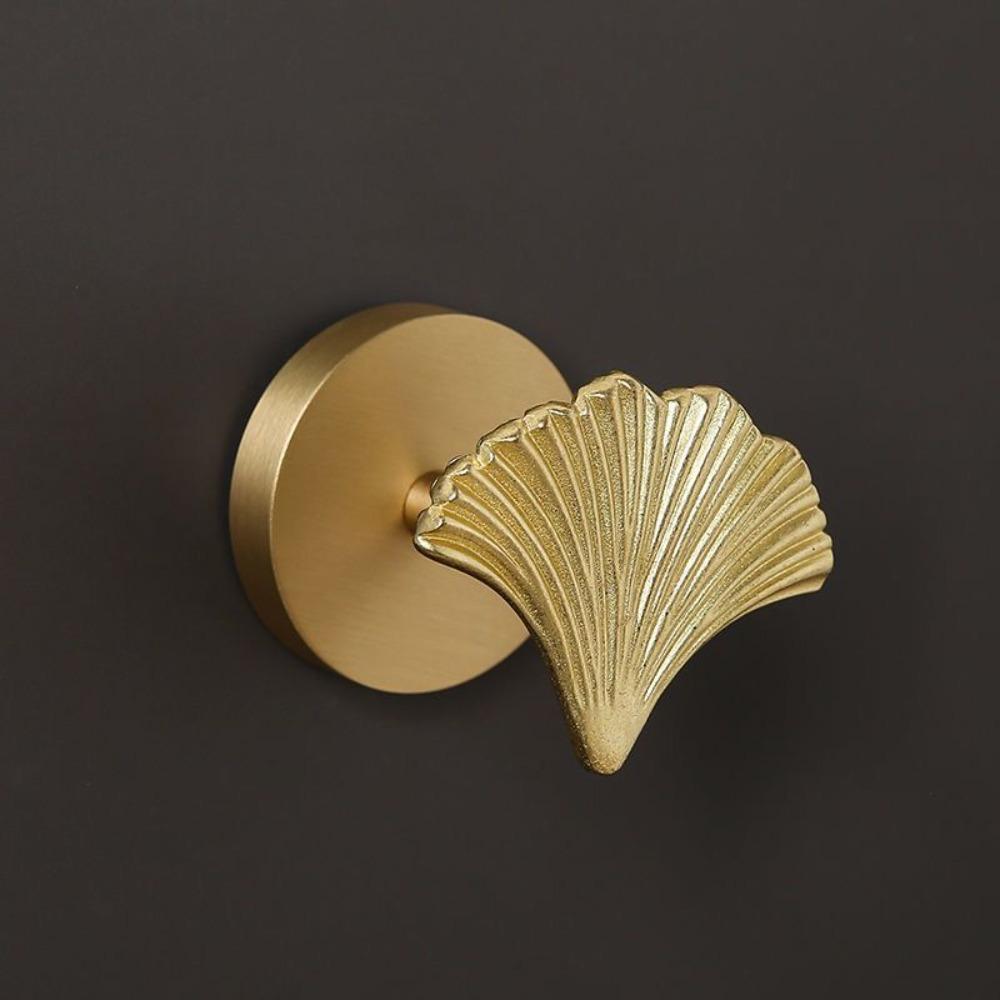 High-Quality Brass Brass Wall Hooks Durable Construction Wall Mounted Hangers Home Decoration