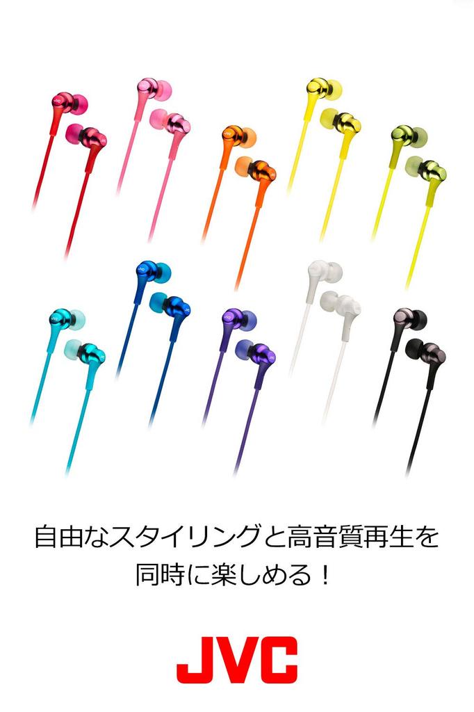 Наушники JVC Kenwood JVC HA-FX26-A проводные канального типа синего цвета