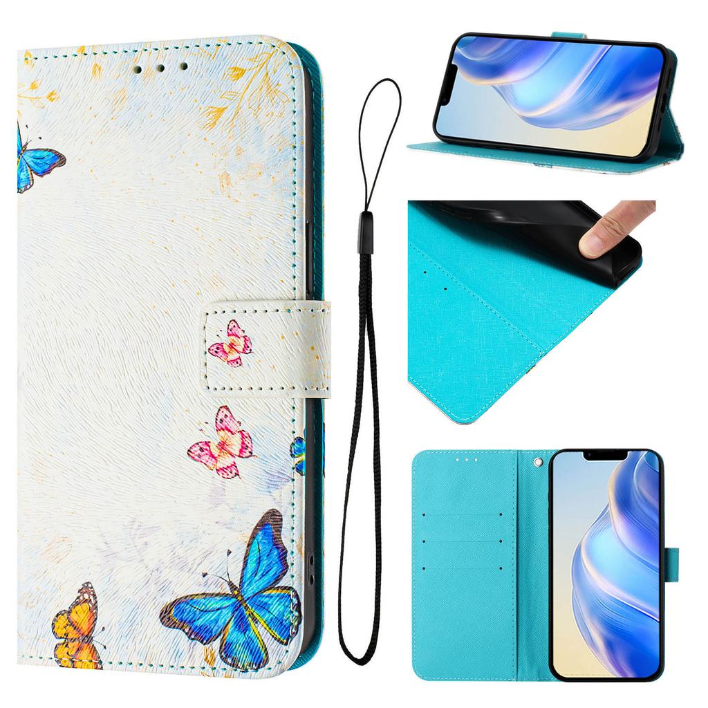 Роскошный окрашенный кожаный чехол-кошелек Butterfly Family из искусственной кожи в стиле книги для Oneplus 9R, 8T, Nord CE2 5G, Nord 2T, Nord N300, Oneplus 11 12...