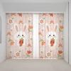 Мультяшный забавный кролик медведь милый Ins розовый девочка детская комната спальня детский сад полузатемняющие жалюзи занавеска высокое затенение 2панели