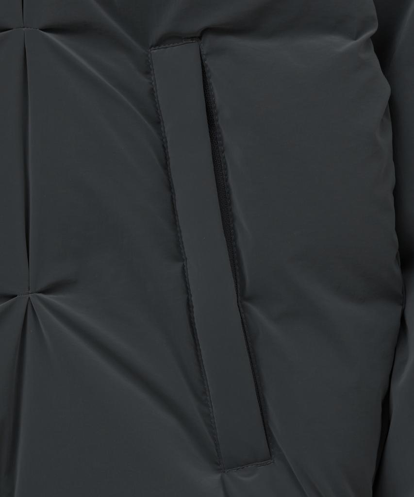 Satur Orta 2-Way Collar Duck Down Padded Charcoal