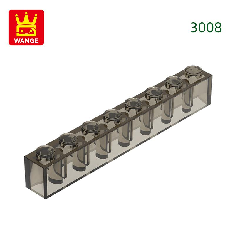 Нетоксичный 33 шт./лот 3008 1x8 Строительный блок с высоким отверстием Moc Базовые классические детали Кирпичные аксессуары Совместимы с DIY Детские игрушки Подарочная коробка
