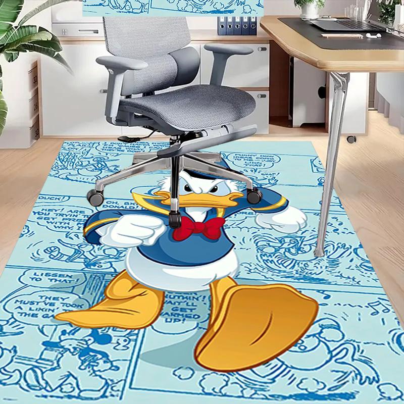 1pc Donald Duck Comic Strip Carpet for Playroom Bedroom Living Room Sofa Home Decor,kids Game Area Rug Non-slip Floor Mat Y72951