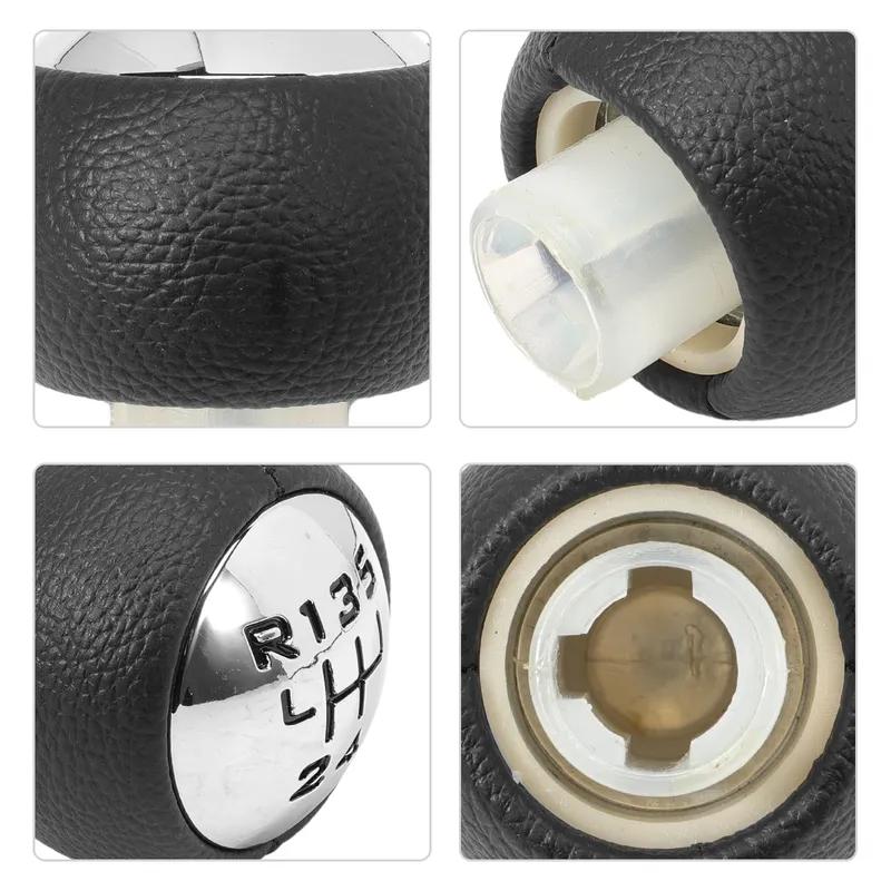 5 Speed Gear Shift Knob Compatible with Fiat Scudo 2 II 2007-2016 Chrome