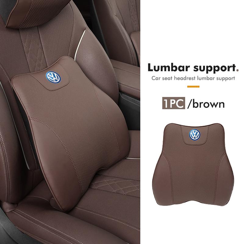 Hub Caps For Volkswagen VW Car Headrest Lumbar Support Memory Cotton Fatigue Relief Cushion Scirocco Jetta Beetle Golf 4 5 6 Pas