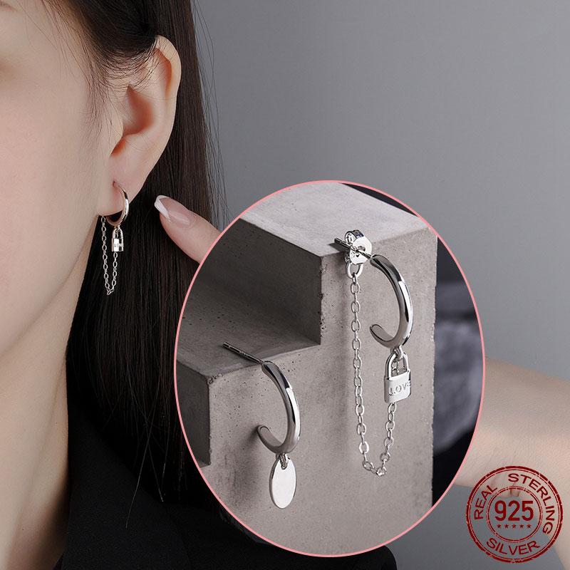 Горячие серебряные серьги-кольца 925 пробы, серебряные серьги-кольца с геометрией дельфина и следом для женщин, модные женские ювелирные изделия, подарок