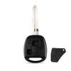 KEYYOU For Toyota Camry Rav4 Corolla Prado Yaris Tarago Cruiser Land 2 Button TOY41/TOY43/TOY47/TOY48 Remote Key Shell With Pad