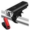 UOSU USB Перезаряжаемый Передний Велосипедный Фонарь и Набор Задних Фонарей 056