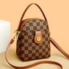 Middle Aged Ladies' Mother Bag Chess Board Bag Autumn Women's All-match Mobile Phone Bag Lightweight One-shoulder Crossbody Bag