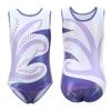 Children Girls Diamante Sleeveless Ballet Practice Dance Wear Gymnastics Bright Color Body Suits