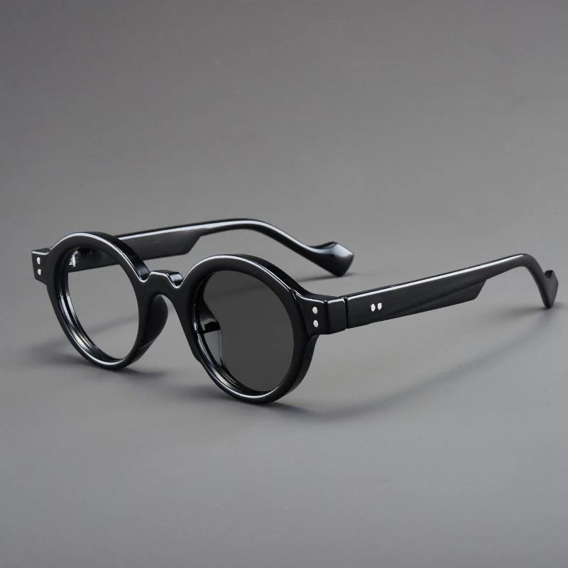 Retro Thick Edge Thick Circular Frame Women'S Reading Glasses Fashion Neutral High Quality Versatile Anti Blue Light Glasses