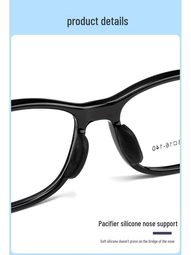 Сверхлегкая силиконовая детская оправа для очков 9017ET: Прочные оправы для близорукости для мальчиков и девочек