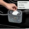 Luxury Diamond Car Trash Can Rear Seat Hanging Trash Can Storage Box Storage Box Bling Diamond Car Trash Can With Lid