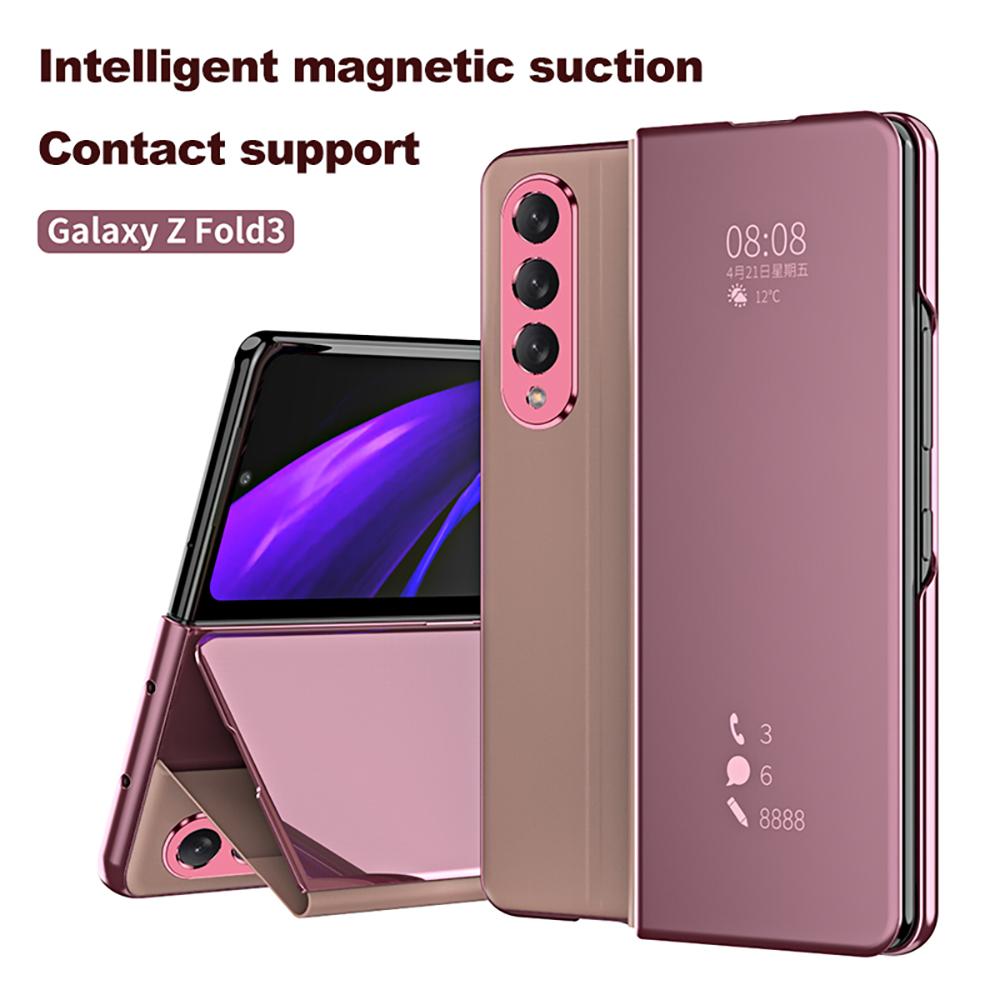 Ультратонкий зеркальный чехол для телефона Samsung Galaxy Z Fold 5, 4, 3, 2, 5G, мобильные телефоны Fold5 Flod3 Flod4, складной чехол с полным покрытием