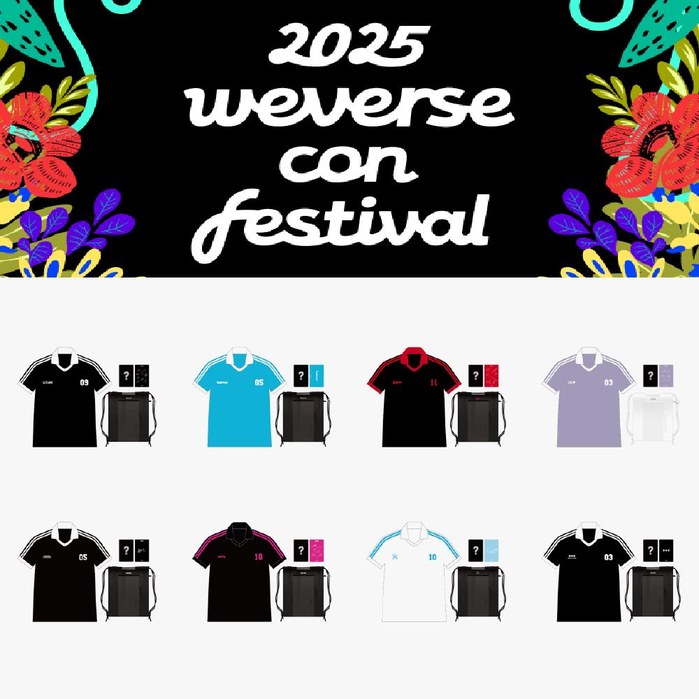 Предварительный заказ футбольной формы и спортивного мешка Weverse Con Festival
