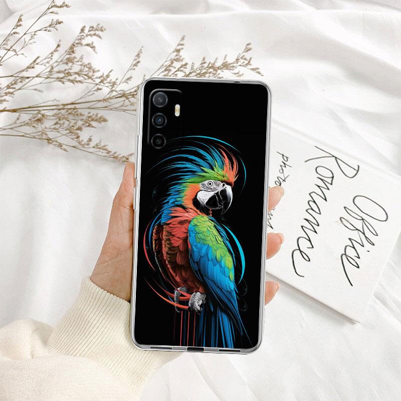 Parrot bird Phone Case for Motorola Moto G10 G20 G30 G31 G32 G34 G35 G41 G42 G50 G51 G52 G55 G60 G60S G62 G71 G72 G75