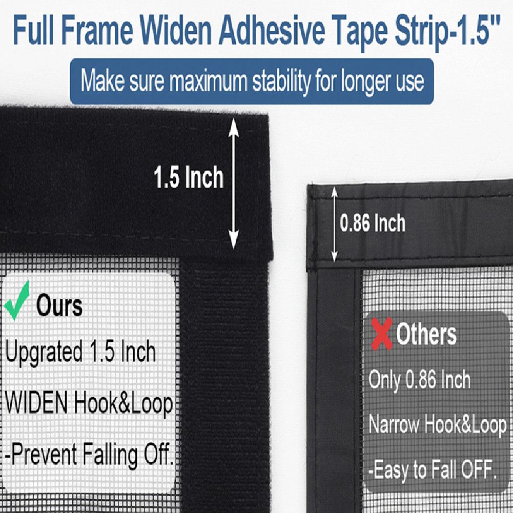 Магнитная сетчатая дверь из прочного стекловолокна, подходящая для домашних животных, сетчатая занавеска для гостиной