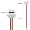 15 шт. Type-C Female Шасси 2P Прямой обжим USB C Female Порт для зарядки 3A Порт с высоким током USB-C Зарядный штекер(белый)