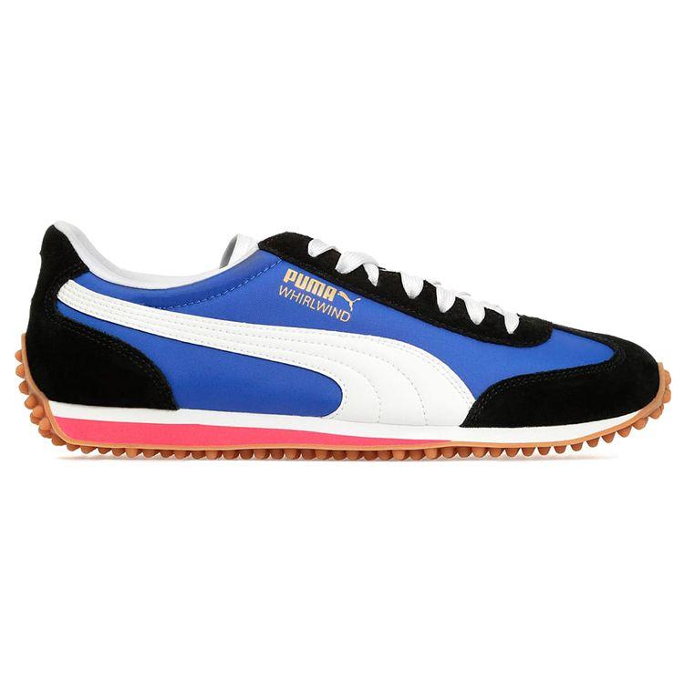 Puma Кроссовки для бега Whirlwind Classic с низким верхом и нескользящей подошвой Мужские кроссовки Черные Синие Белые 351293-95