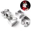 Tools Fondant Cake Heart Poker Biscuit Mould Playing Cards Shape Stainless Steel Cookie Cutter