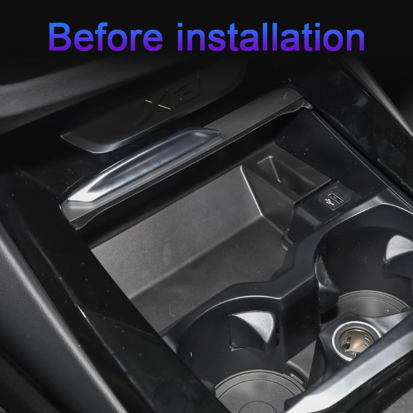 For BMW X3 X4 2025 2025 Car QI Wireless Charger 15w Fast Charging Plate Phone Holder Wireless Phone Charger for Accessories