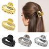 Cutout Hair Claw Plastic Women Shark Hair Clip Elegant Small Hair Clip  Women