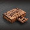 Miniature Ouija Board Wooden Talking Spirit Board With Planchette Miniature Board For Family Friends Ouija Board Decor
